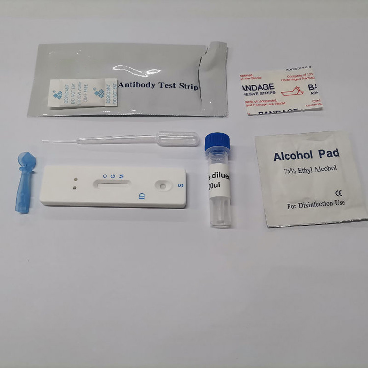 Covid-2019 Kolloidal Altın Antikor Kiti Igm Igg Hızlı Antijen Test Kiti